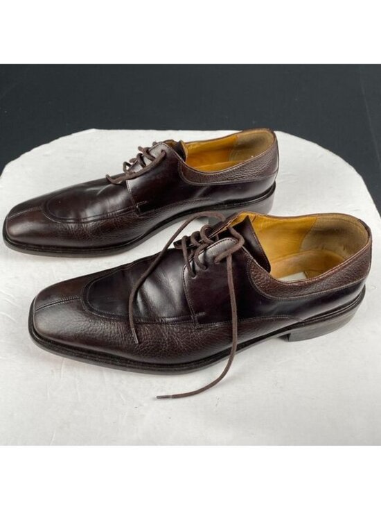 Mezlan Nigel Mens Brown Leather Derby Lace Up Dress Shoes Sz 10.5 M main image 11